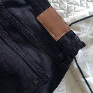 Made well high rise black skinny jeans